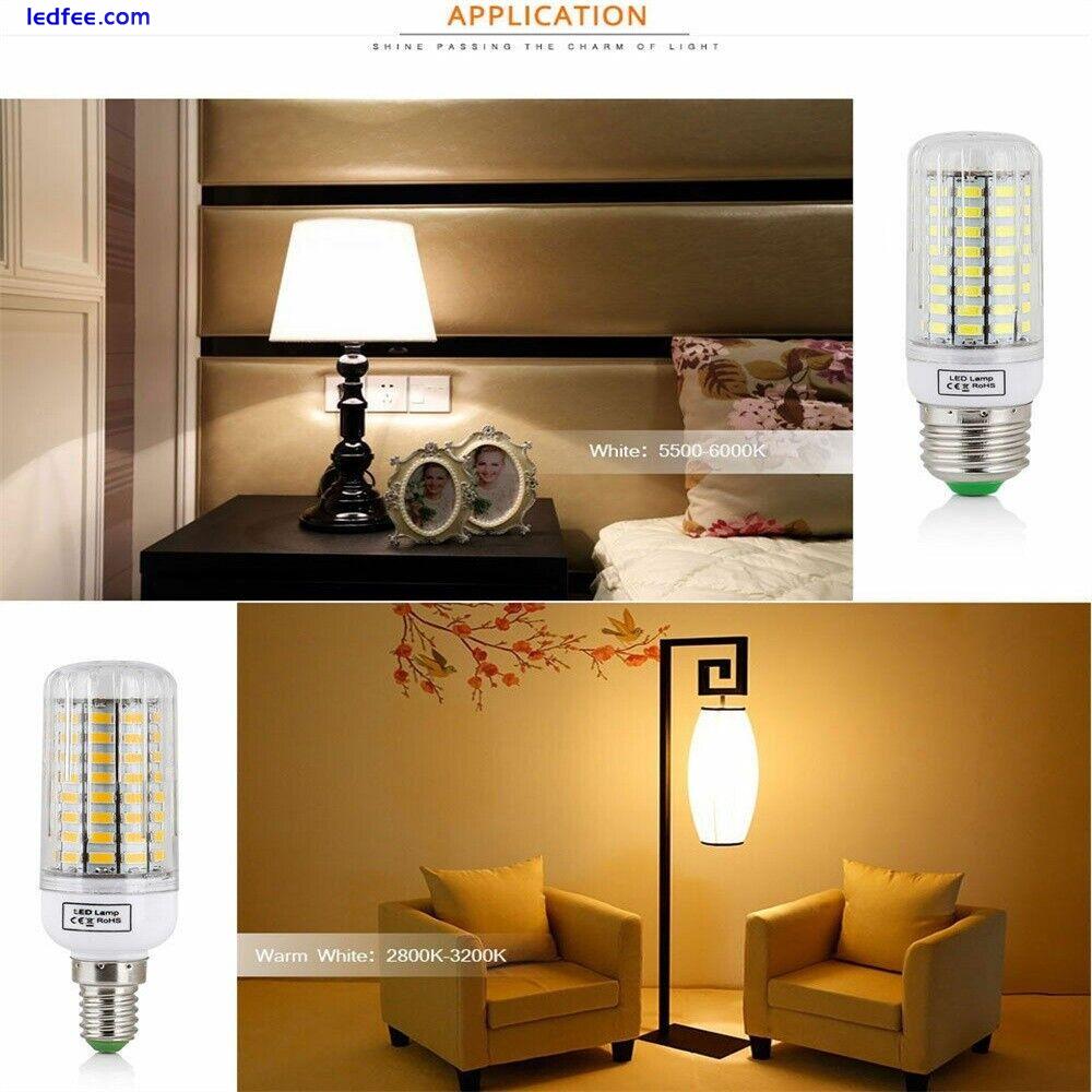 LED Corn Light Bulb Base Super Bright Lamp Bulb 7W-45W 220V E14 E27 Home Light 4 