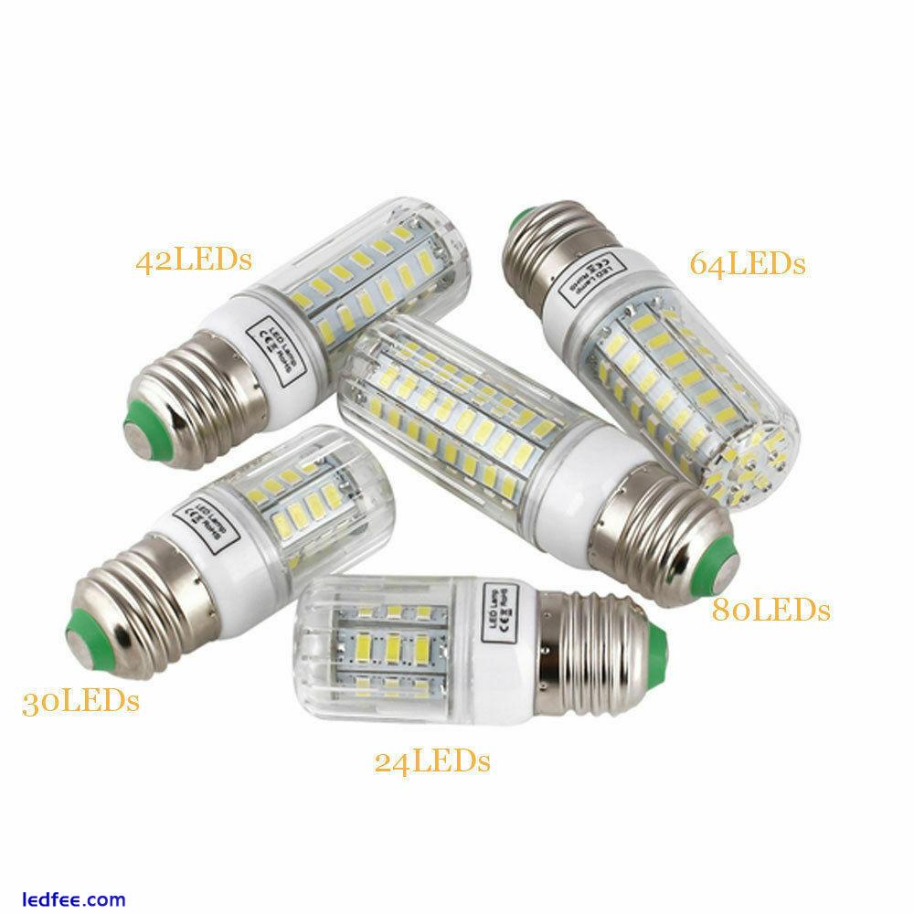 LED Corn Light Bulb Base Super Bright Lamp Bulb 7W-45W 220V E14 E27 Home Light 5 