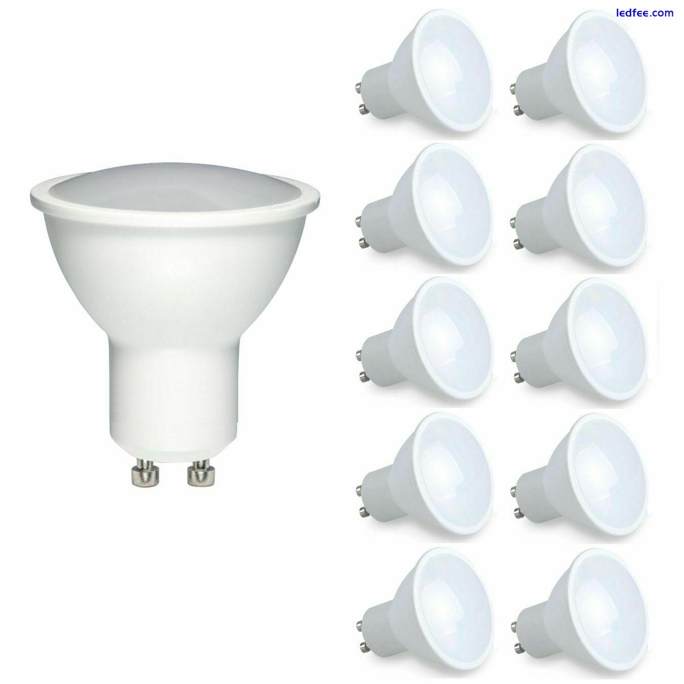 12x GU10 7W LED Light Bulb Spotlight Lamp Cool white 6500K Equals 70W Halogen 0 