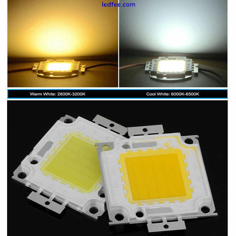 LED COB Chip 12V/36V 10W 20W 30W 50W 70W 100W Cool/Warm White for smd Floodlight 1 