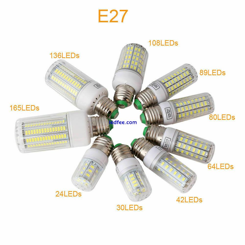 25W-150W LED Corn Light Bulb B22 E14 E27 Screw Base Super Bright White Lamp 220V 0 