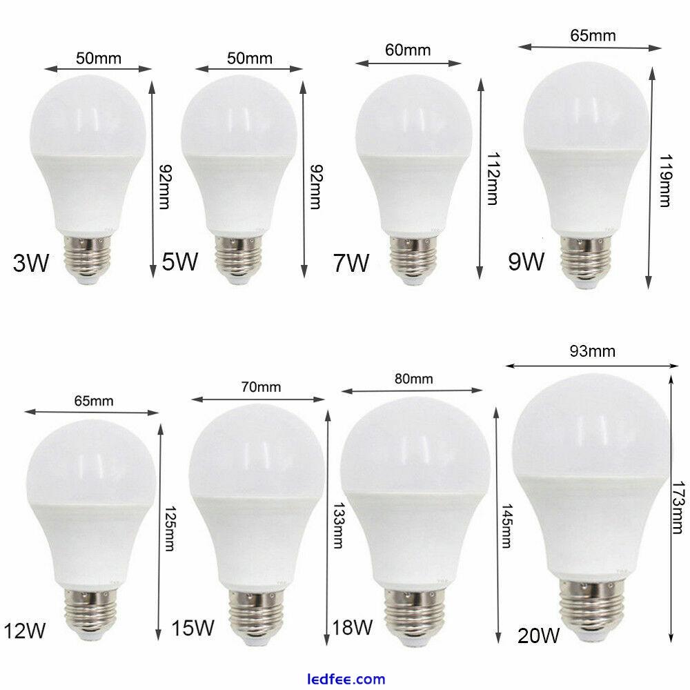 E27 LED Spherical Light Bulbs 3W 5W 7W 9W 12W 15W 18W 20W Energy-Saving LED Bulb 2 