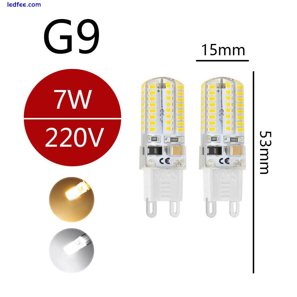 G9 LED 7W 9W Bulb Cool / Warm White Capsule Light Bulbs Replacement Halogen 220V 4 