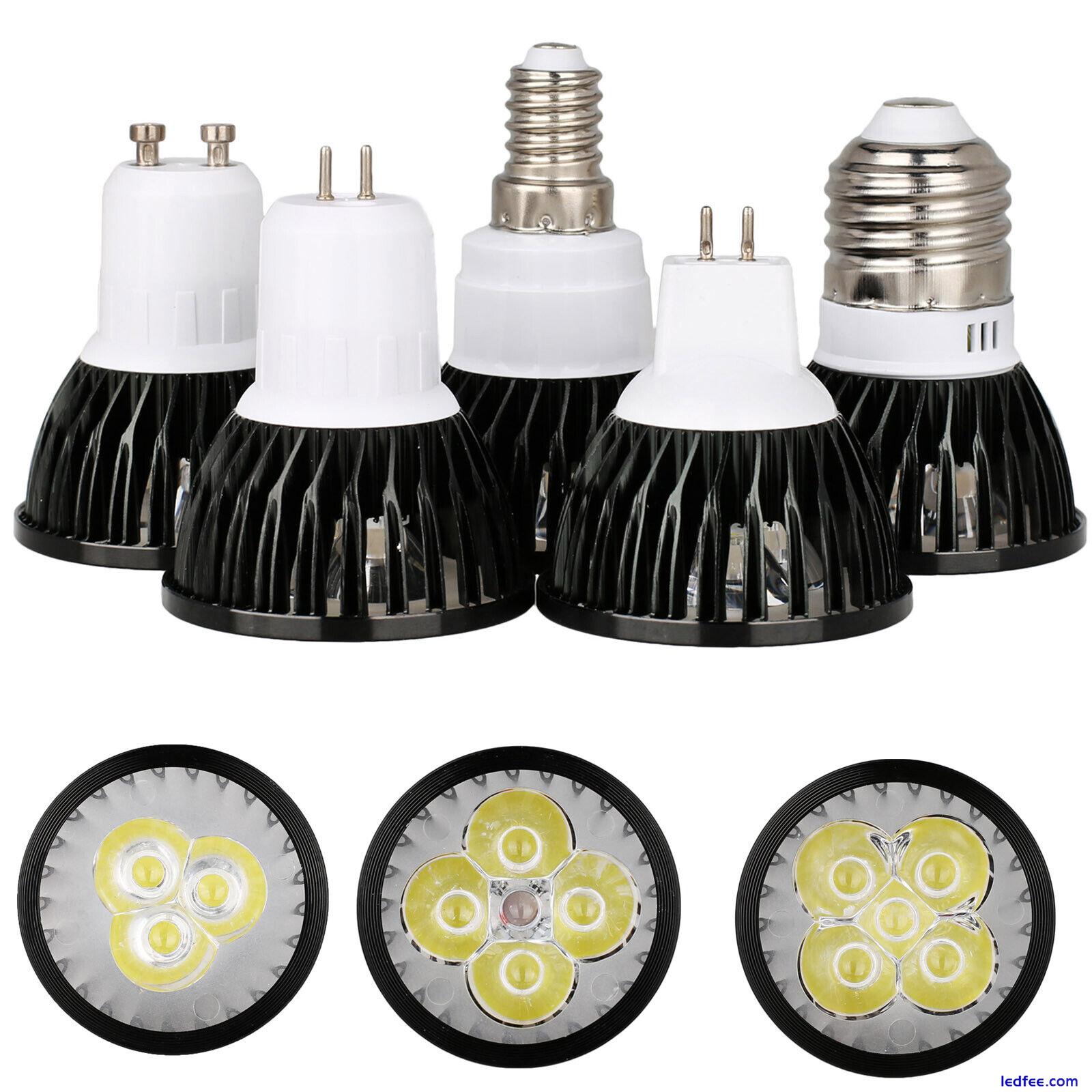 Dimmable E27 LED SpotLight Bulbs GU10 MR16 E14 GU5.3 9W 12W 15W Lamp 220V 12V BC 0 