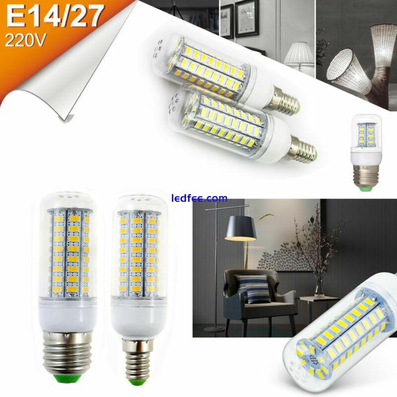 LED Light Bulb E27 E14 Warm Cool White 5730SMD 220V Lamp 3W 8W 12W 15W Corn Bulb 0 