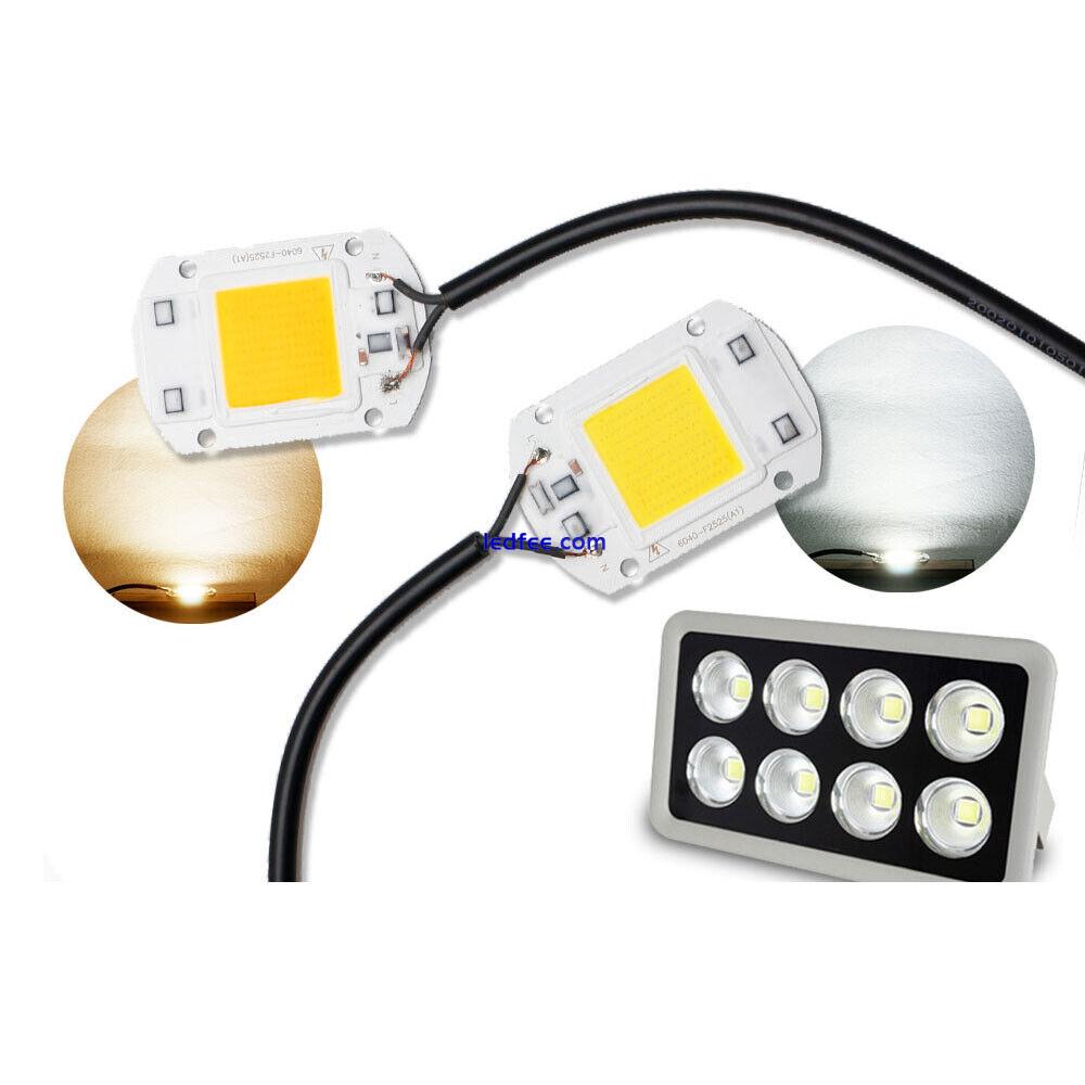 LED Source Chip Bead 30W 50W 70W 100W AC 220V 240V COB High Power Light Bulb 5 