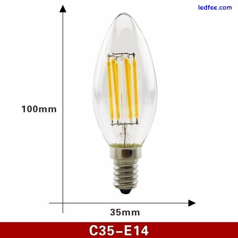 E27 E14 Led Bulb Light Retro Style Edison Vintage Industy Filament Antique 3 