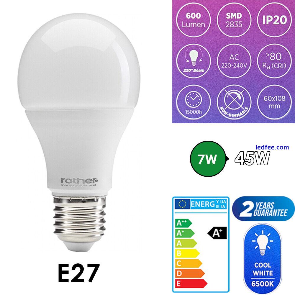 Light Bulb LED Bulbs Cool White E27 B22 LED 7W 9W 12W 6500K Energy Saving A+ 1 