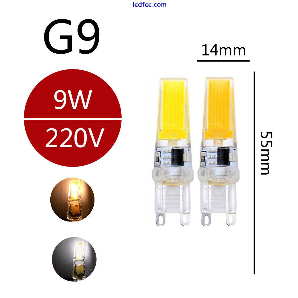 G4 G9 LED Light Bulb 3W 5W 6W 9W COB Dimmable Lamp AC 12V 240V Cool / Warm White 5 