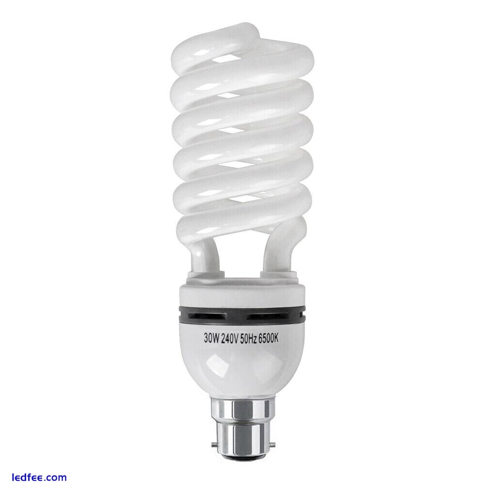 MiniSun CFL Daylight Spiral Light Bulb Energy Saving Lightbulb 6500K Cool White 0 