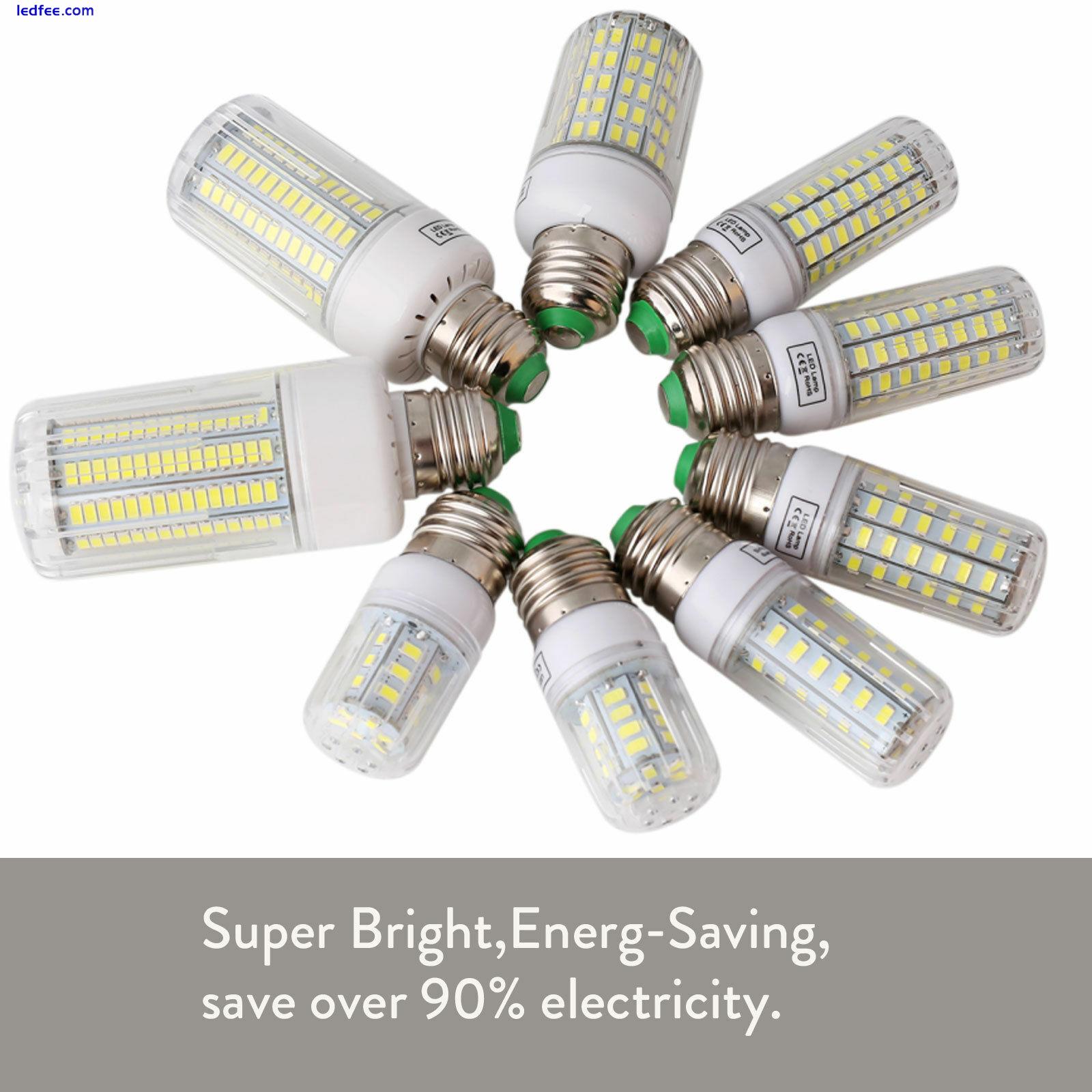 25W-150W LED Corn Light Bulbs B22 E14 E27 Screw Base Bright White Home Lamp 230V 3 