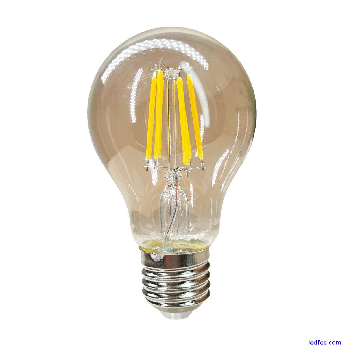 E27 E14 12V 24V 1W 6W Vintage Retro COB LED Filament Light Bulb T22 G40 Lamps UK 3 