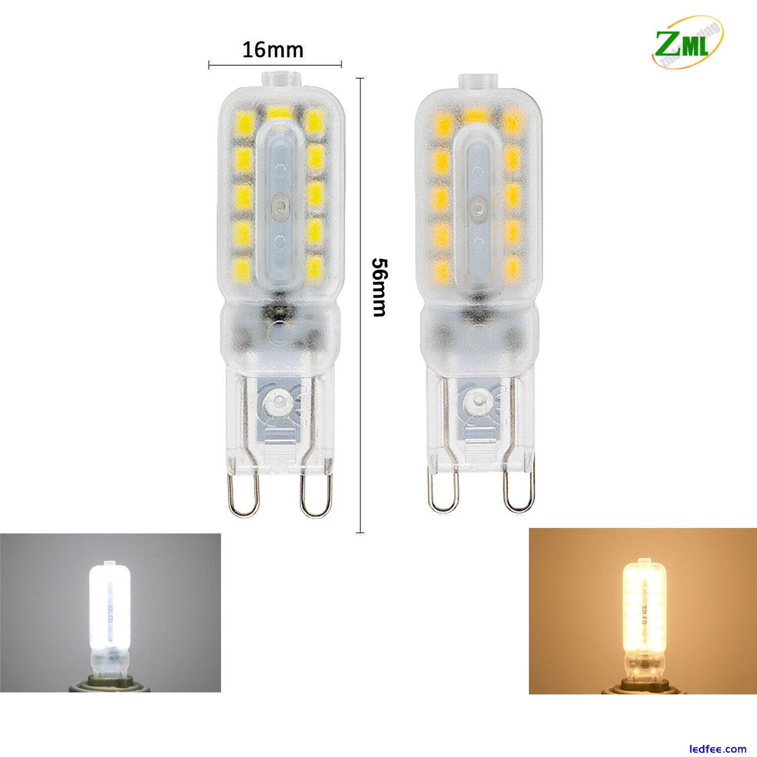 G9 LED Bulb 5W 7W Capsule Corn Warm/Cool White = 40W G9 Halogen Light Bulbs 230V 1 