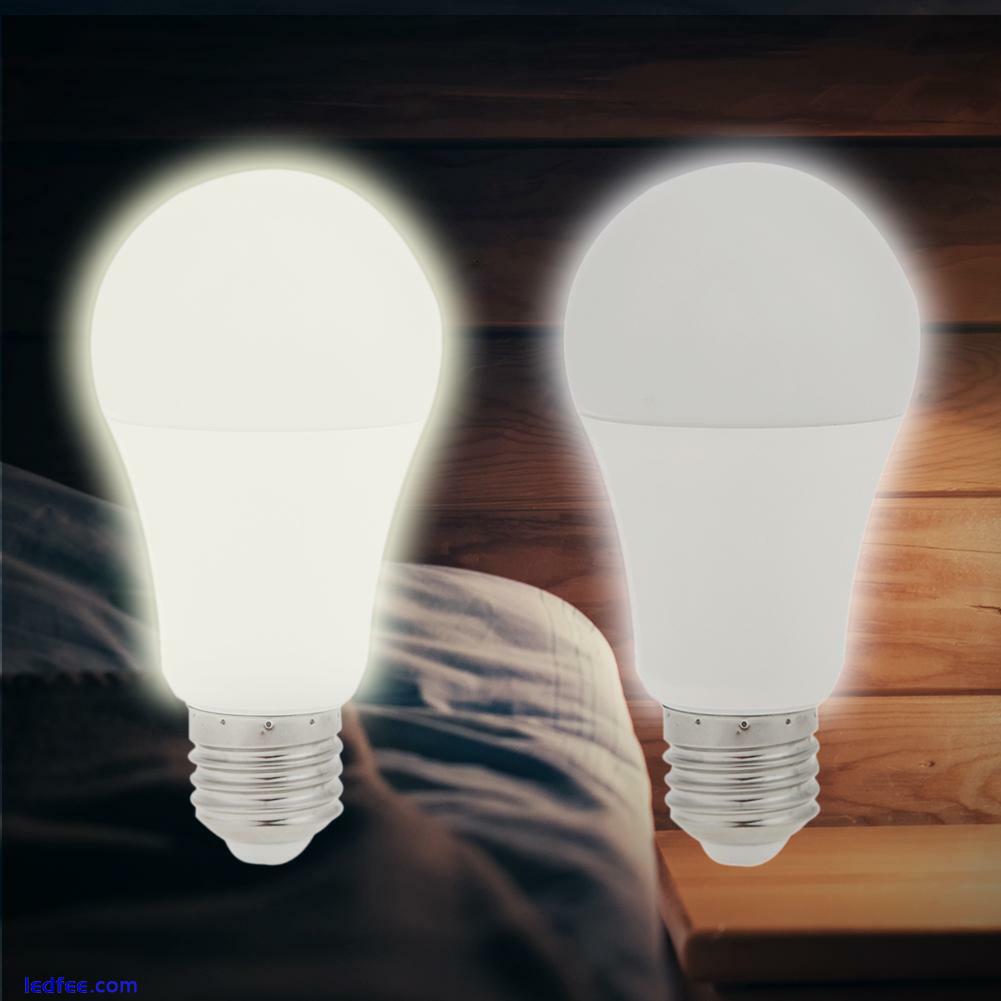 LED Sensor Light Bulb E27 Dusk to Dawn Light Bulbs Lamp Home Saving Energy UK 2 