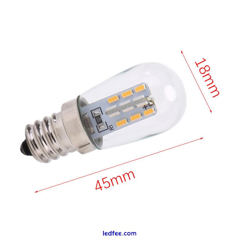 LED Light Bulb E12 Glass Shade Lamp Lighting For Sewing Machine RefrigeratoH*eh 2 