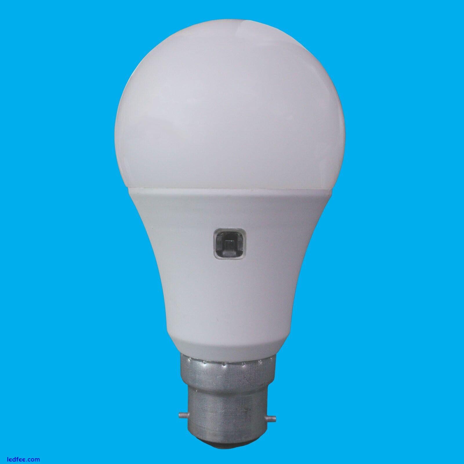 8.5W = 60W LED GLS Dusk Till Dawn Sensor Security Night Light Bulb BC B22 Lamp 0 