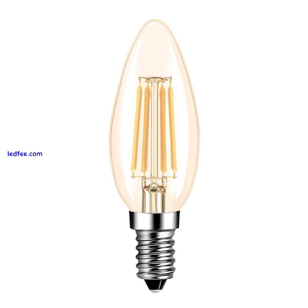 Vintage Filament LED Edison Bulb Dimmable E14 E27 Decorative Industrial Lights 4 