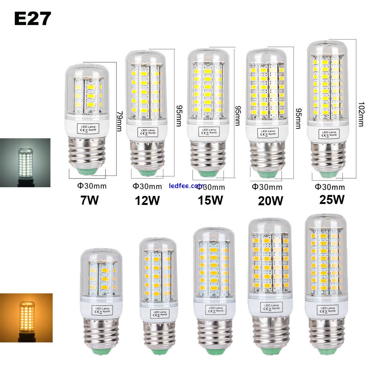 7W 8W 15W 20W 25W E27 E14 B22 G9 LED Bulb Corn light bulbs Replace Halogen lamp 1 