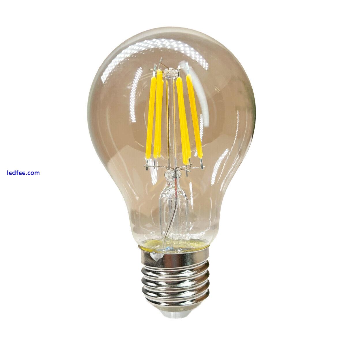 12V 24V 1W 6W E27 E14 E12 Vintage Retro COB LED Filament Light Bulb Glass Lamp 3 