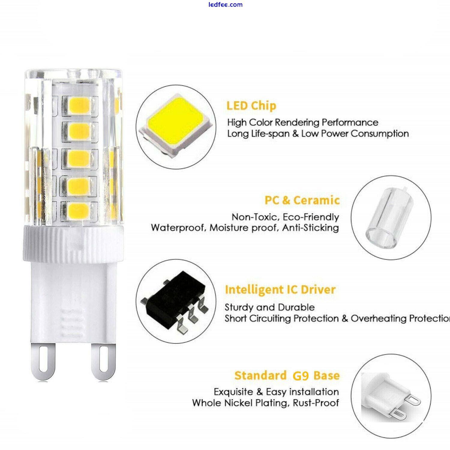 G9 LED Corn Light Bulbs 5W Cool White Capsule Lamp Replace 40W Halogen 220V 230V 2 