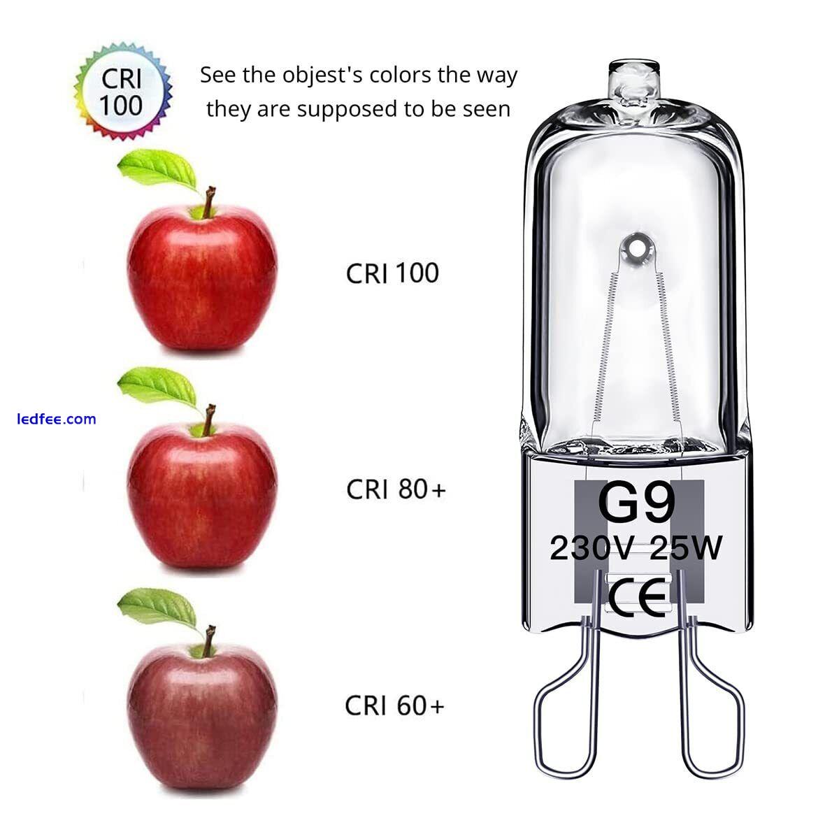 G9 G4 25W 40W 60W Halogen Capsule LED Light Bulb Replace Bulbs Lamps 12V 230V 3 