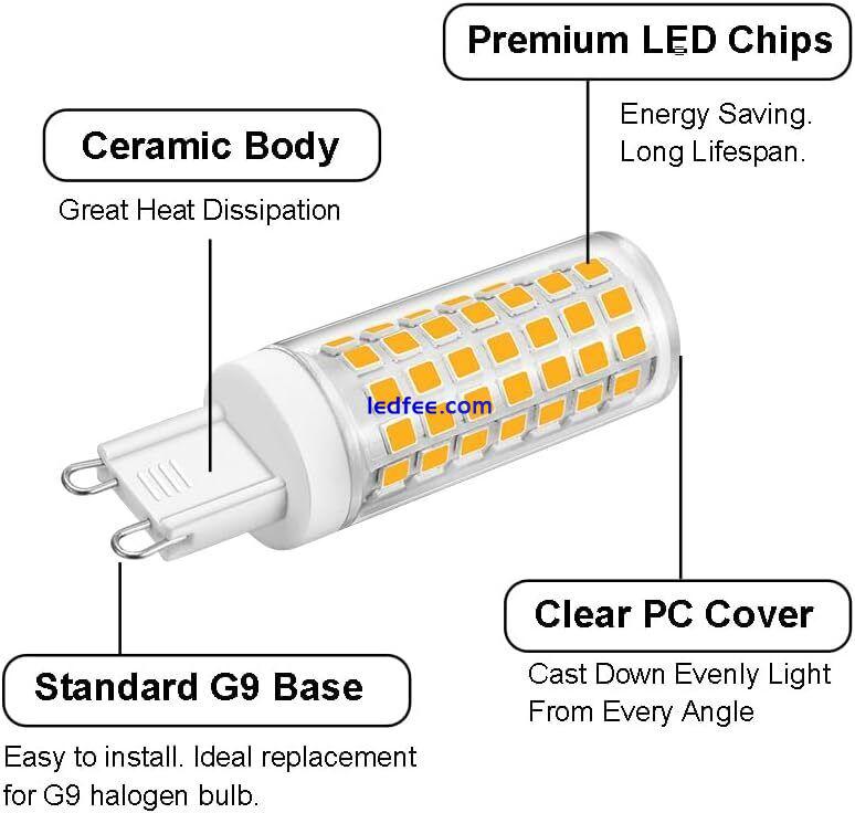 5/10X G9 HIGH QUALITY LED Corn Bulb 9W 12W Lamp 6000K Daylight Home Decor Light 5 