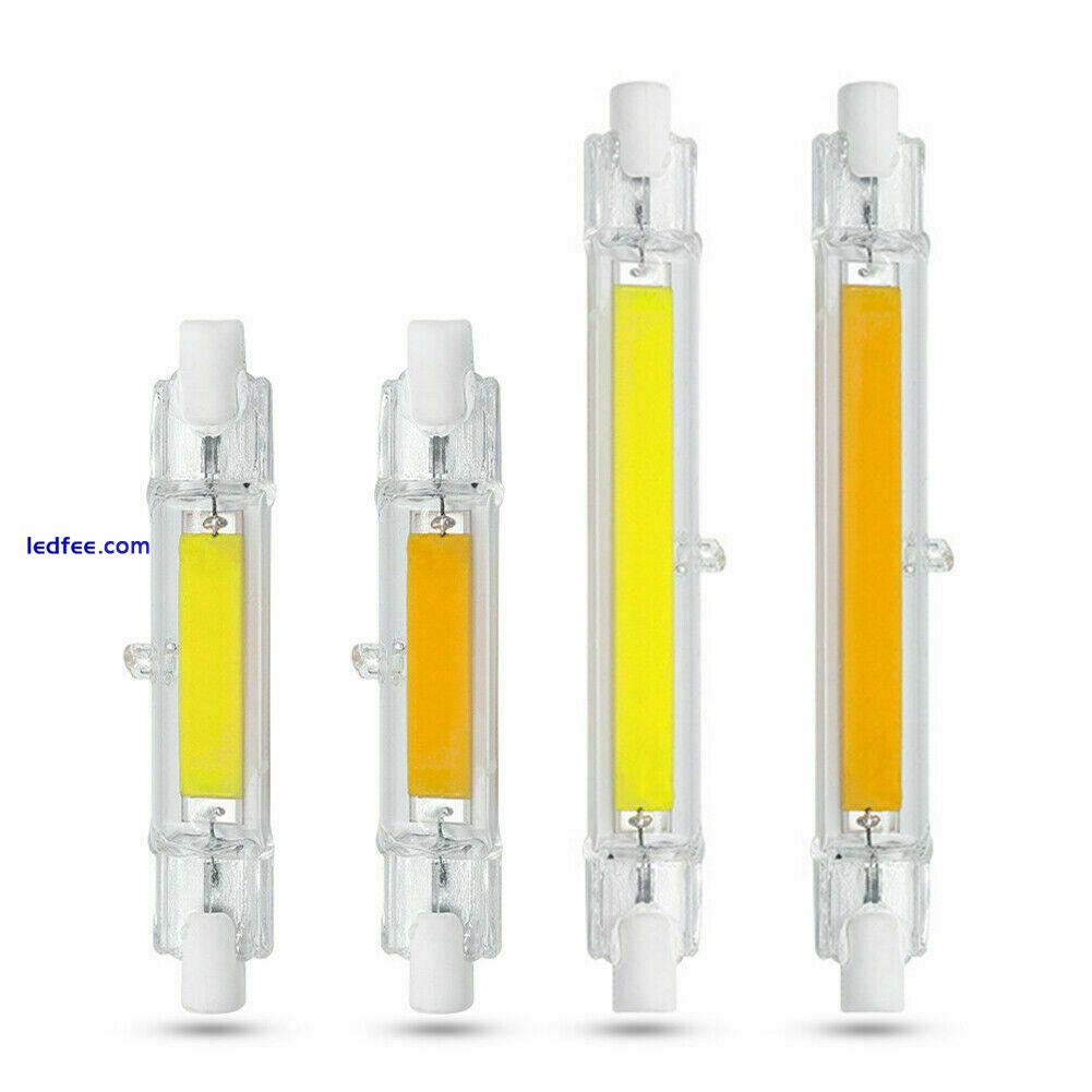 R7S LED Lamp COB 118mm 78mm 15-30W Dimmable Glass Replace Incandescent 110V/220V 3 