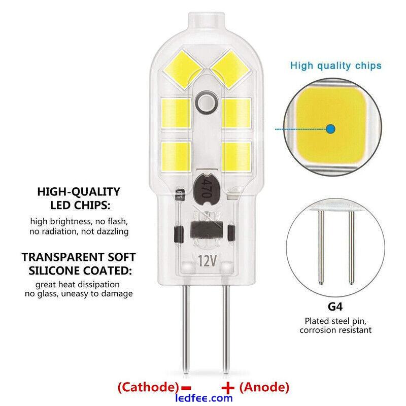 G4 LED 2W = 20W SMD Capsule Light Bulb 12V Corn Lamp Replace Eco Halogen Bulbs 4 