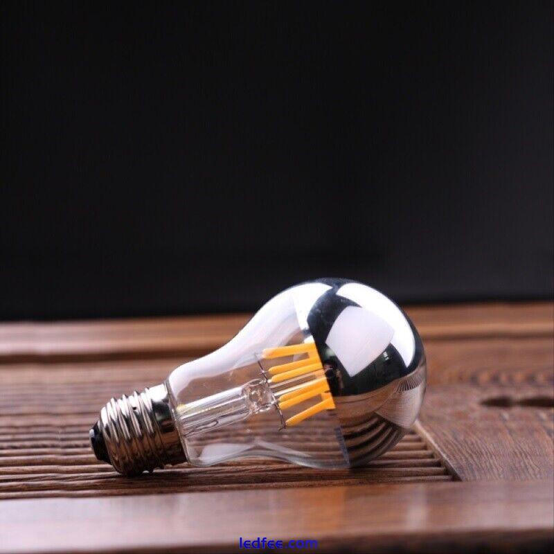 E14 E27 LED Bulb 4W Silver / Gold Top Vintage Dimmable Cool / Warm White 220V 3 