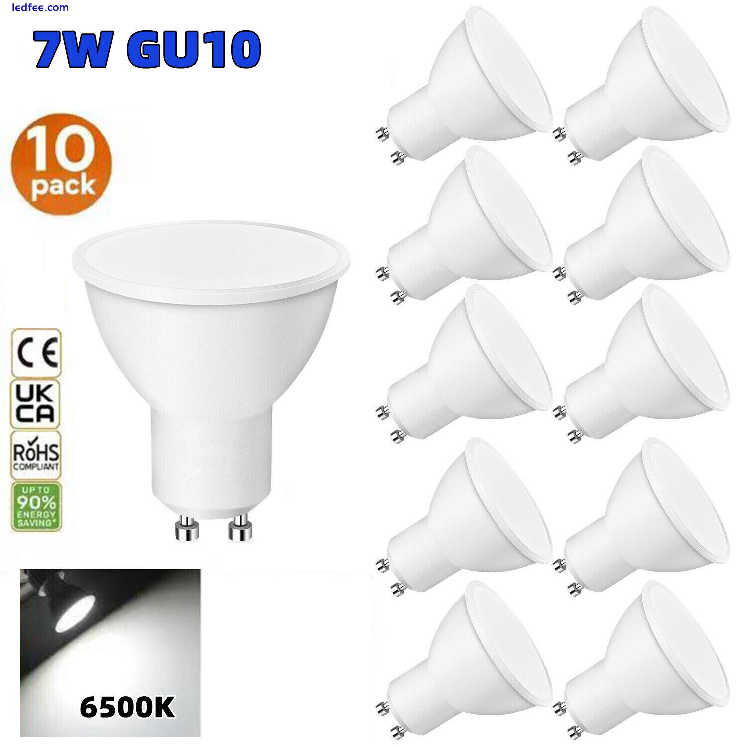 10X LED GU10 Light Bulbs 5W 7W Warm Cool Day White Spotlight Eneygy Saving 120° 0 