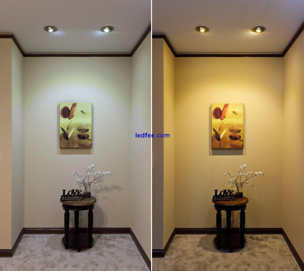 12x GU10 7W LED Light Bulb Spotlight Lamp Cool white 6500K Equals 70W Halogen 2 