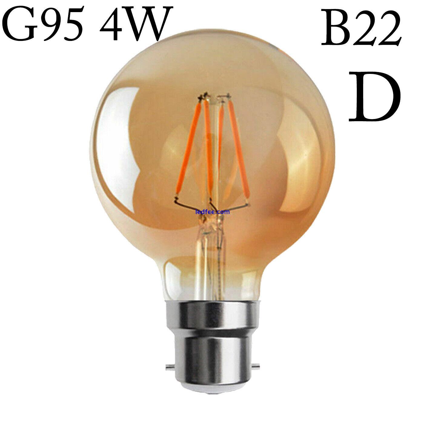 Antique Style Edison Vintage LED Light Bulbs A+Industrial Filament Lamp Bulb B22 5 