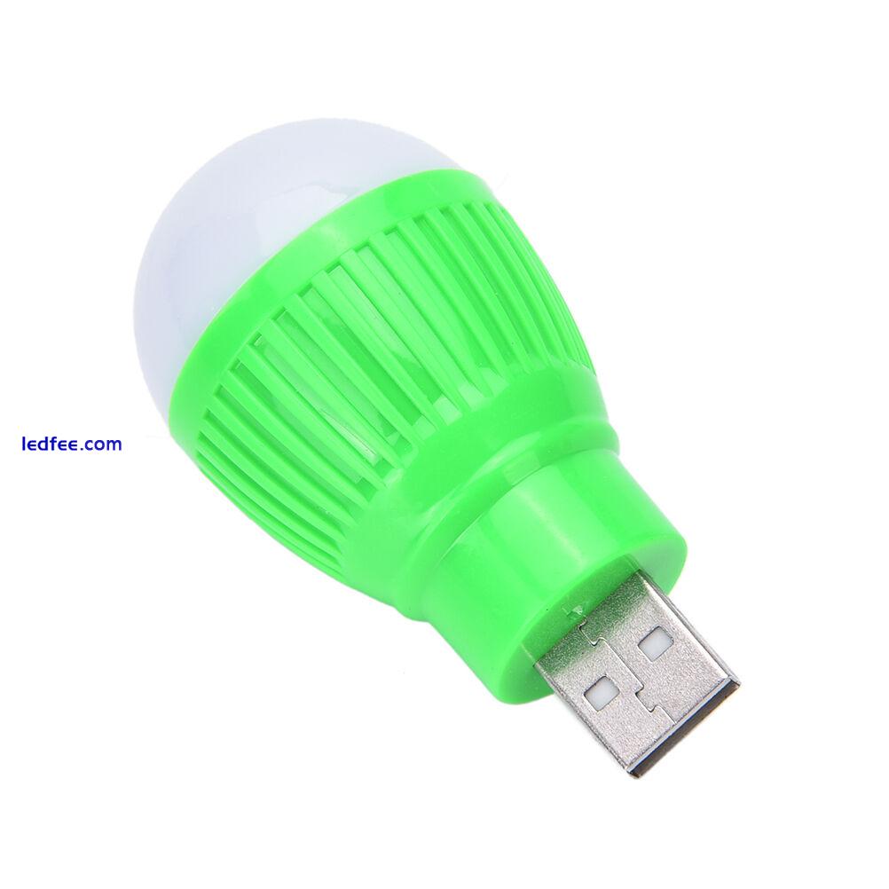 2x USB Mini LED Cool White Night Light Bulb for Portable Reading Flashlight' 3 