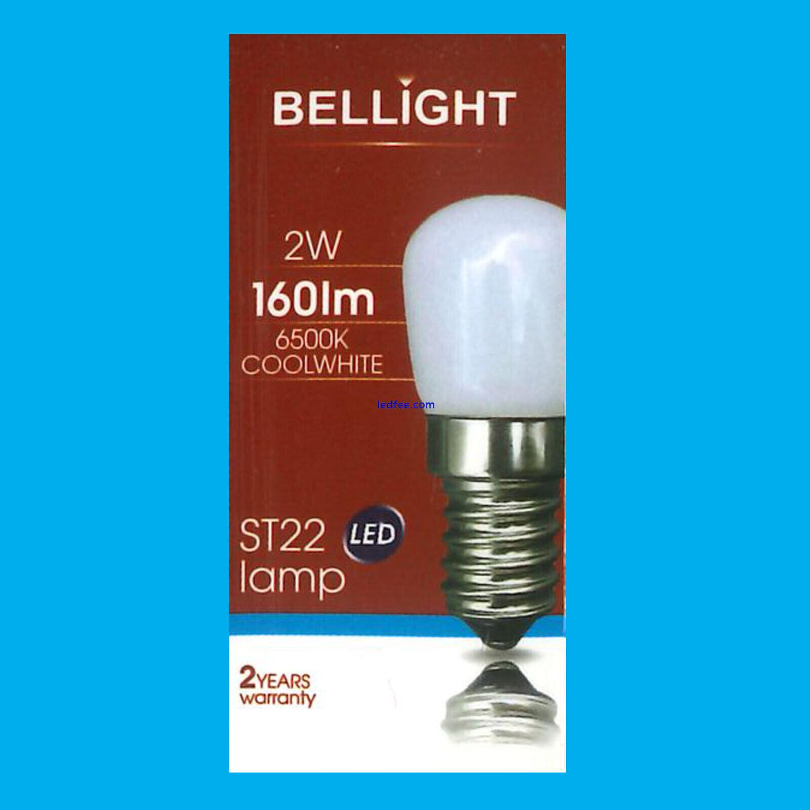 10x 2W LED Pygmy 6500K Cool White SES E14 Edison Screw Light Bulb Lamp Appliance 1 