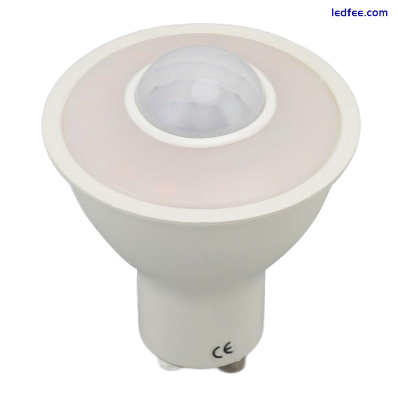 5W GU10 Human Induction Infrared Motion Sensor LED Bulb Indoor Lighting 0 