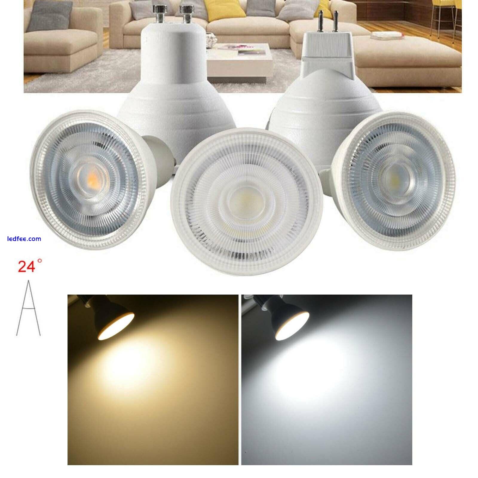 Dimmable COB LED Spotlight 7W GU10 MR16 GU5.3 Light Bulbs 220V 240V White Lamps 0 
