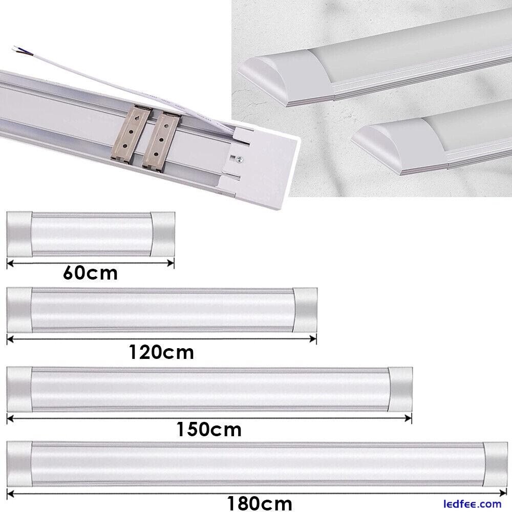 LED Batten Light Low Profile Ceiling Tube Light office 6500K 54W 2FT 4FT 5FT 6FT 0 