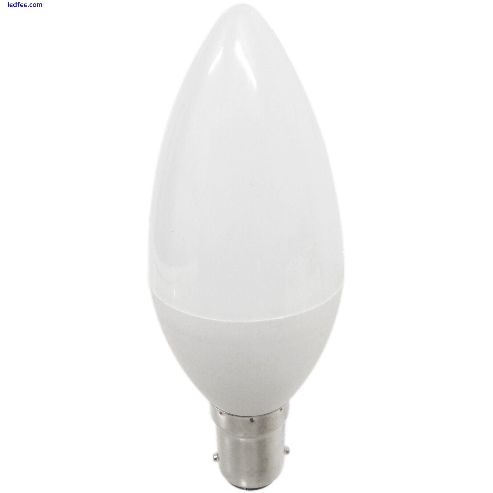 1-10pk LED Candle Bulb Lamp 6W Opal Dimmable 3000k 4000k 64000k SES ES SBC BC 4 