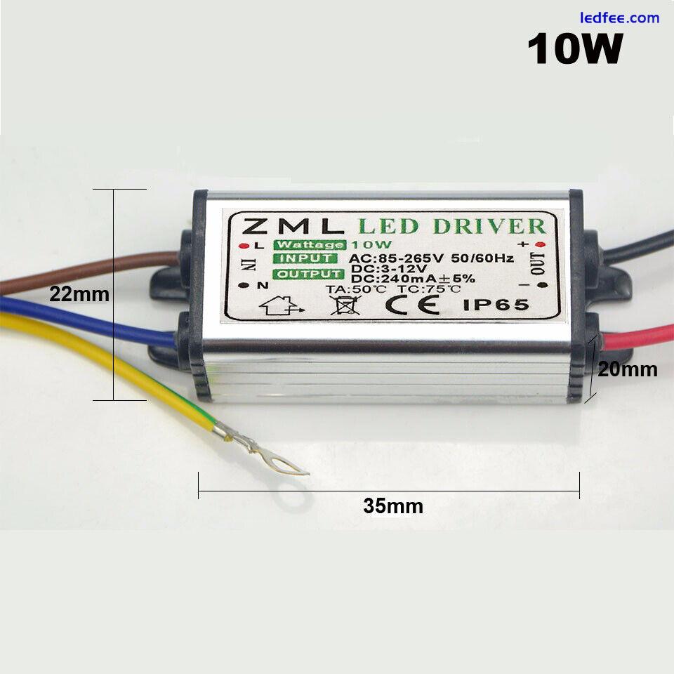 LED Driver 10/20W/30/50W/70/100W Power Supply Transformer 12V-24V-38V Waterproof 2 