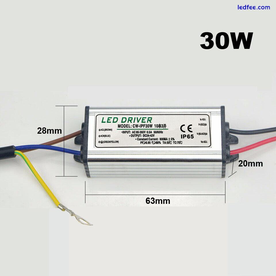 LED Driver 10/20W/30/50W/70/100W Power Supply Transformer 12V-24V-38V Waterproof 3 