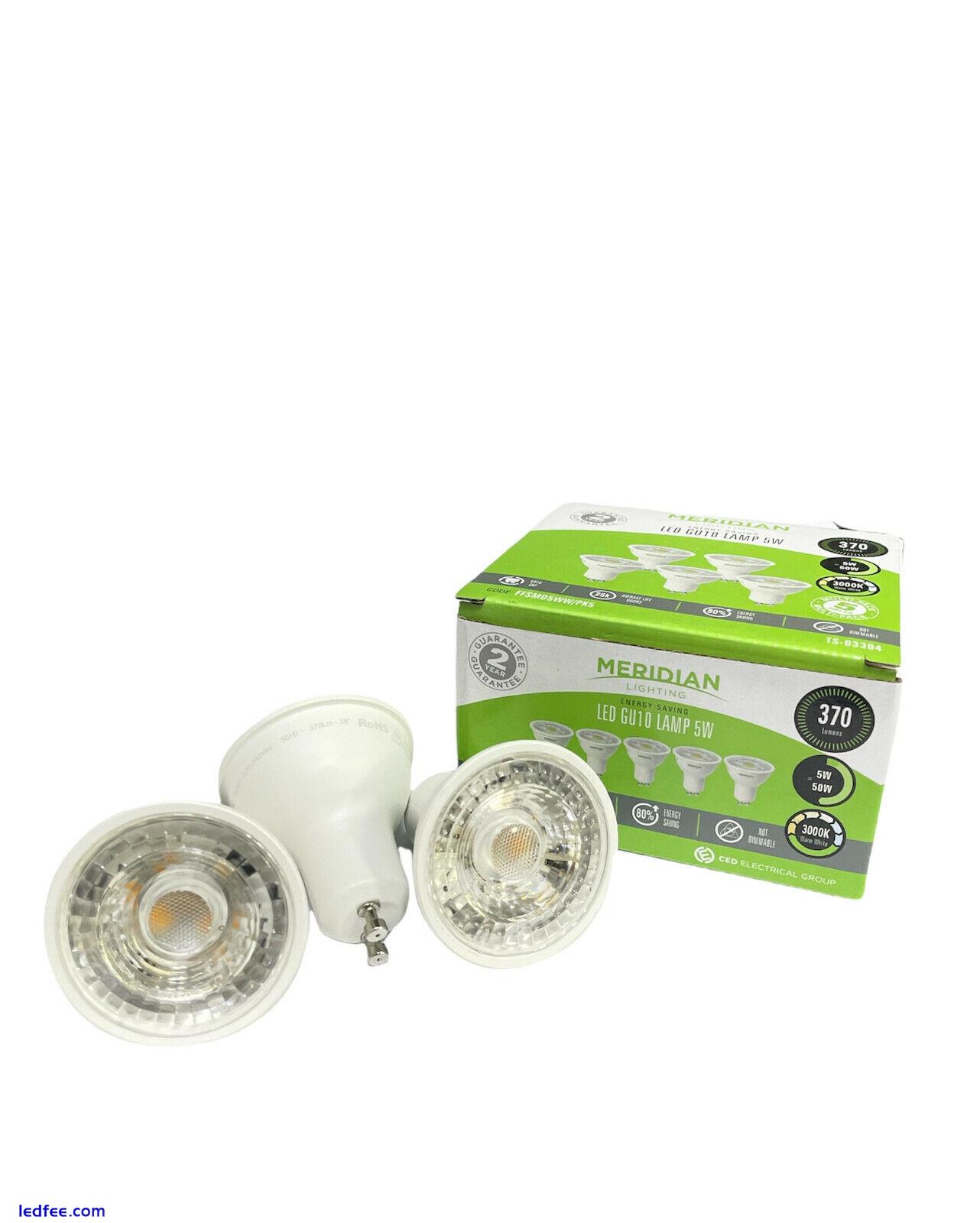 5 x LED GU10 4.5W (3000K Bulbs -Warm White),(6500K Bulbs - Cool White) PACK OF 5 0 