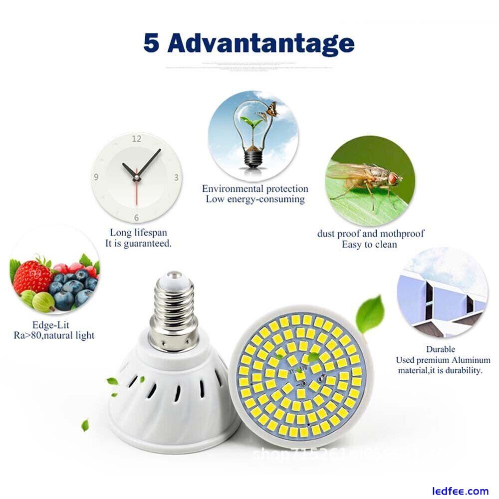 Led Lamp GU10 Bulb Full spectrum E27 E14 MR16 White 240V 5W 8W 10W Light SMD Cup 0 