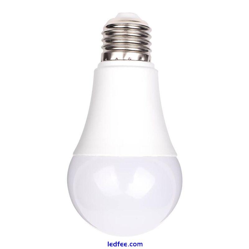 RGB E27 LED Bulb Light Lights 12-Colour Chang Remote Control Screw Lamp 7W -15W 3 