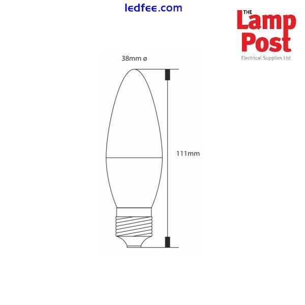 10 x Timeguard WFLE27C 5.5W LED Smart WiFi Candle Lamp Light Bulb RGBW E27 0 