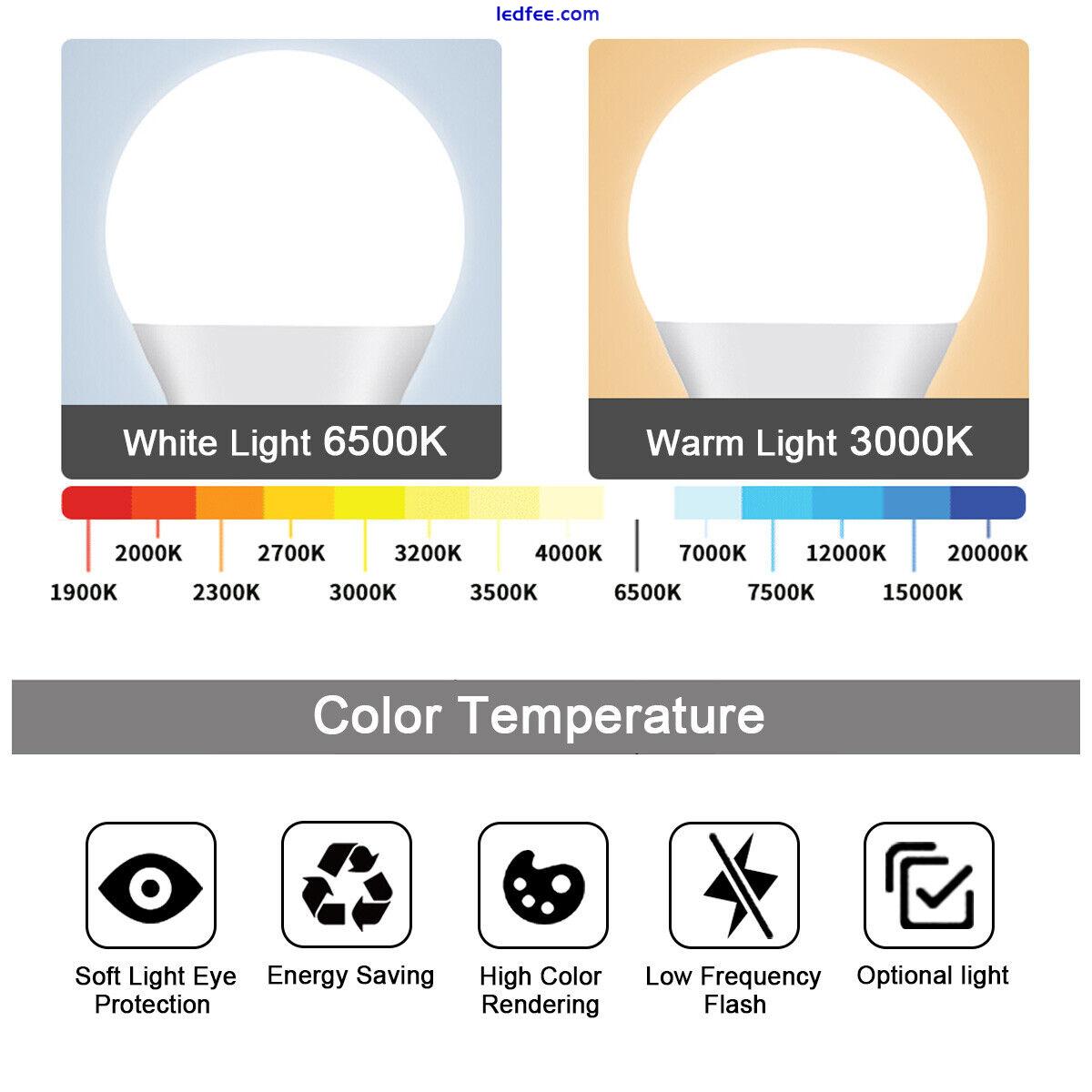 6W LED Round Golf Ball Light Bulbs Small Screw E14 Cold Warm White Enery Saving 5 