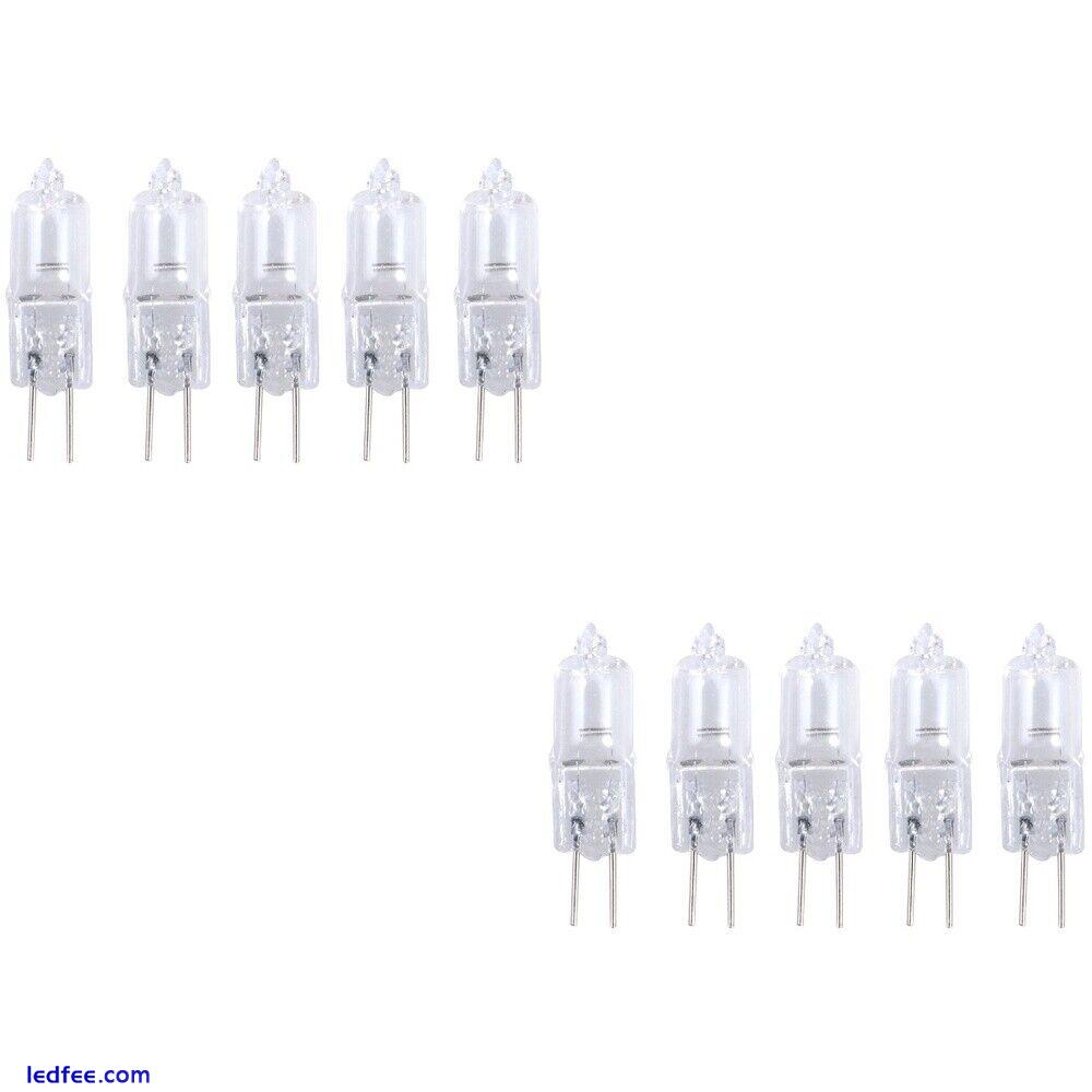 10 Pcs Halogen Light Bulbs 2 Pin Two Prong Prongs Lamp Small 2 