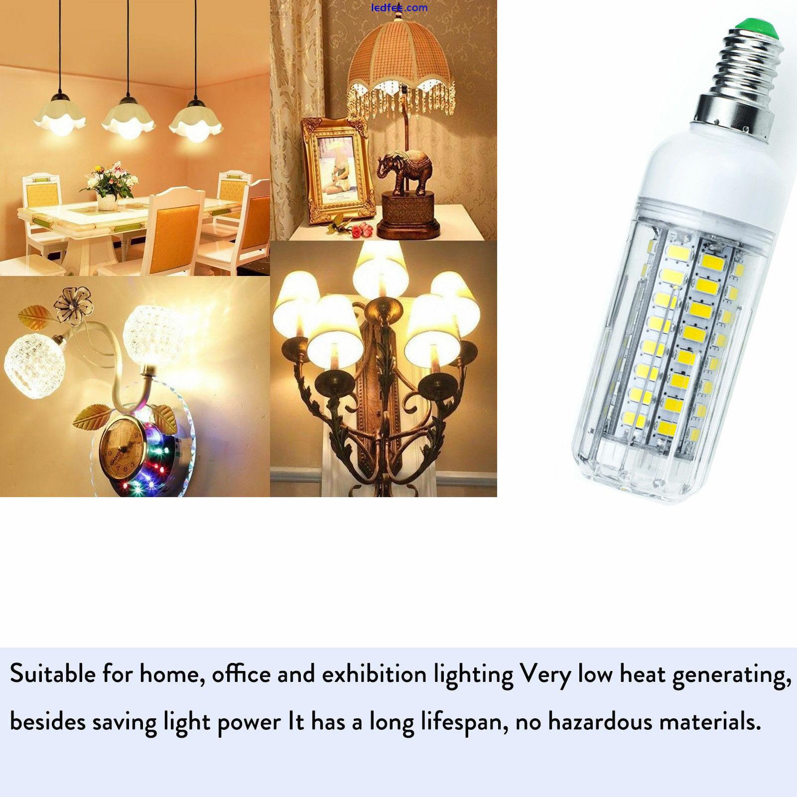 Dimmable LED Corn Light Bulbs E12 E26 E27 E14 B22 20W 5730 SMD AC/DC 12V Lamps 1 