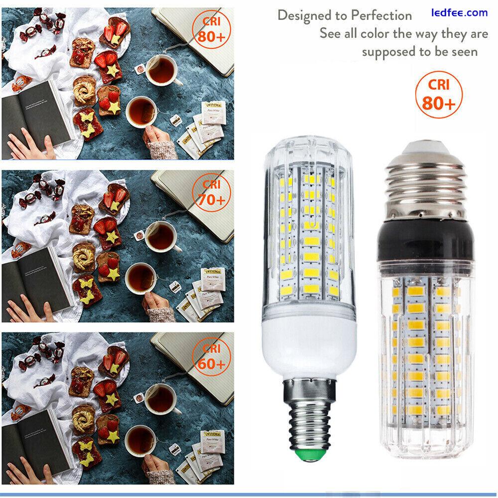 Dimmable LED Corn Light Bulbs E12 E26 E27 E14 B22 20W 5730 SMD AC/DC 12V Lamps 3 