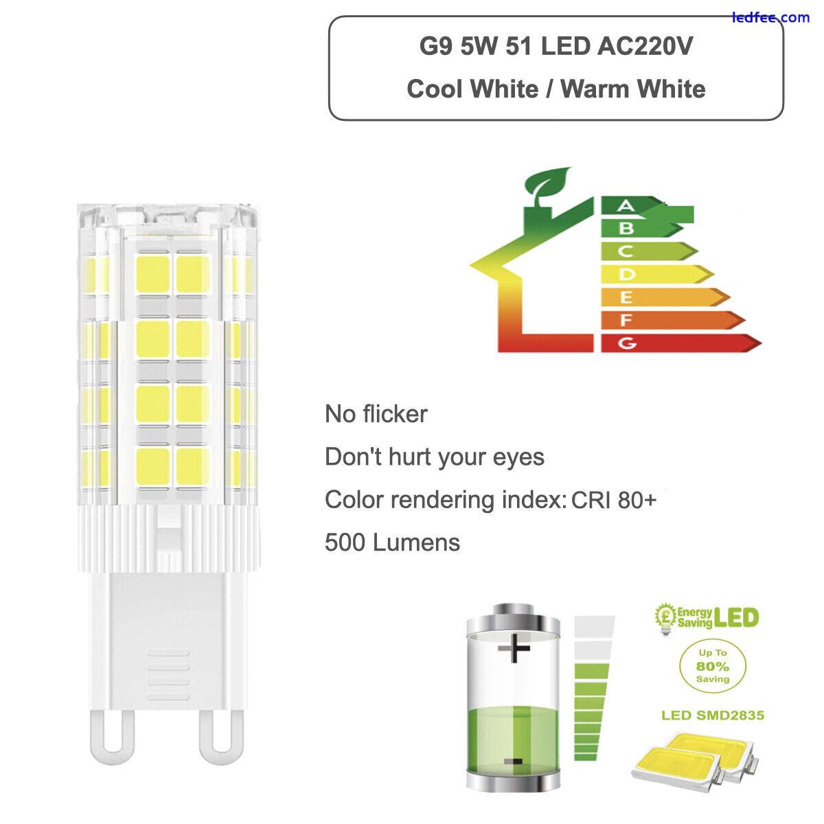 LED Light Bulbs G9 3W | 5W SMD2835 Replacement For G9 Halogen Capsule Bulbs 5 