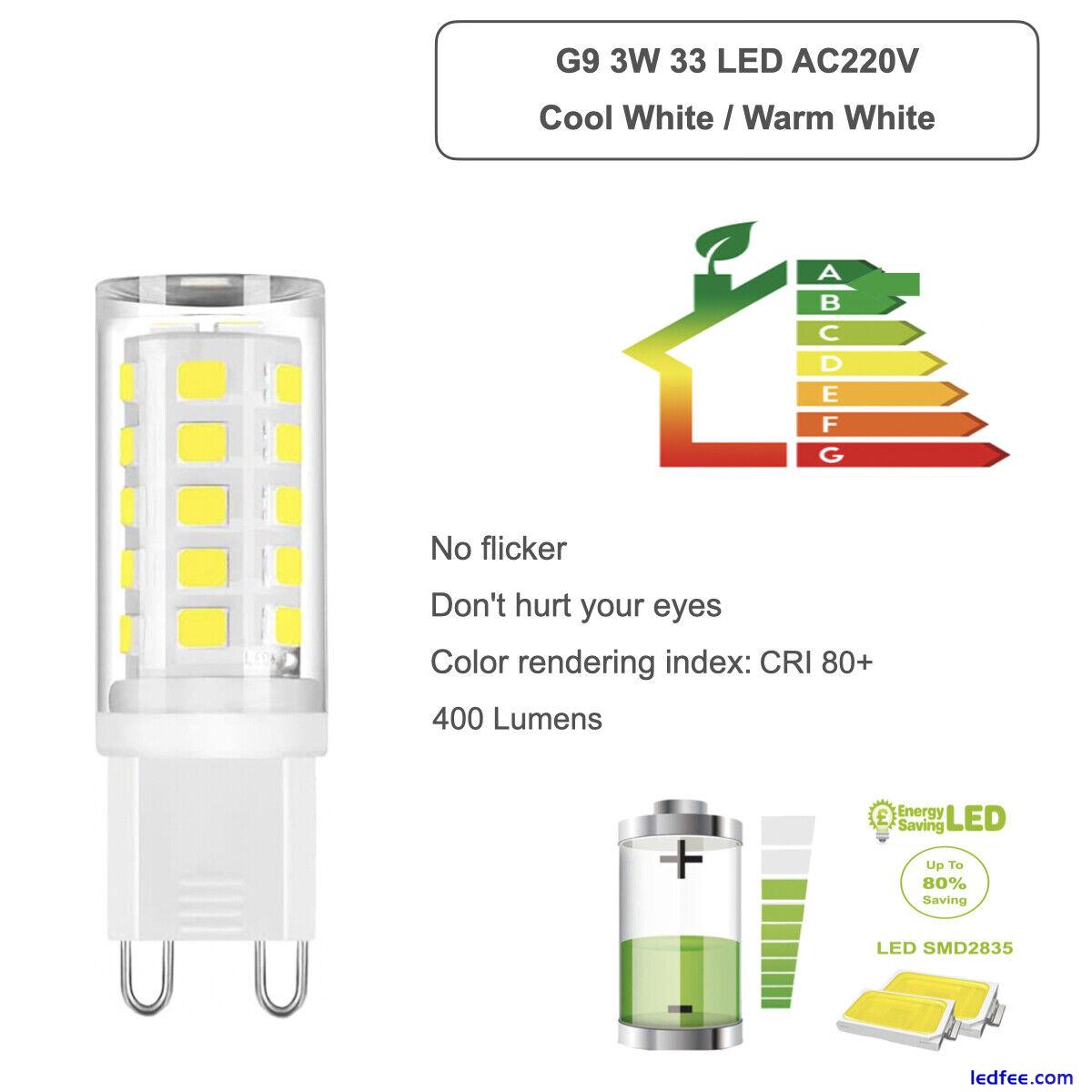 LED Light Bulbs G9 3W | 5W SMD2835 Replacement For G9 Halogen Capsule Bulbs 4 